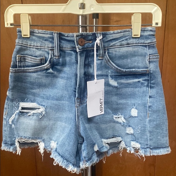 Vervet Pants - Vervet Los Angeles  Women's Cortney Stretch Mom Shorts Size XS NWT